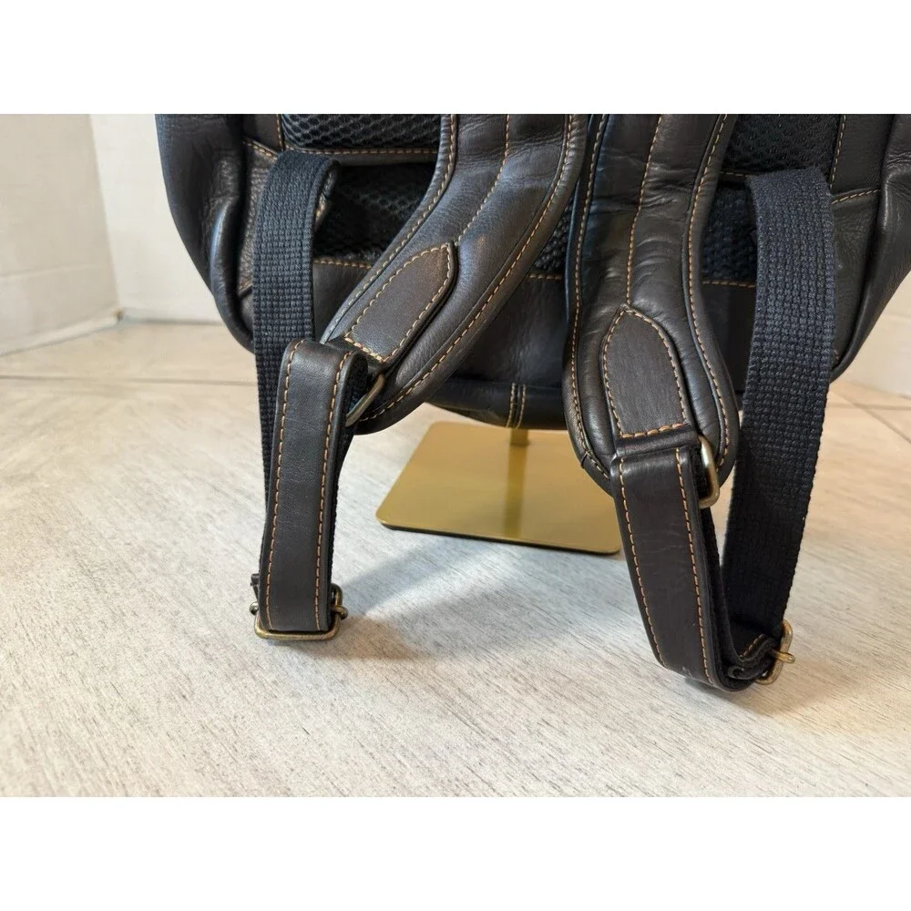 Links And Kings Crown Backpack Crown Black‎ Leather Collection New With Tags